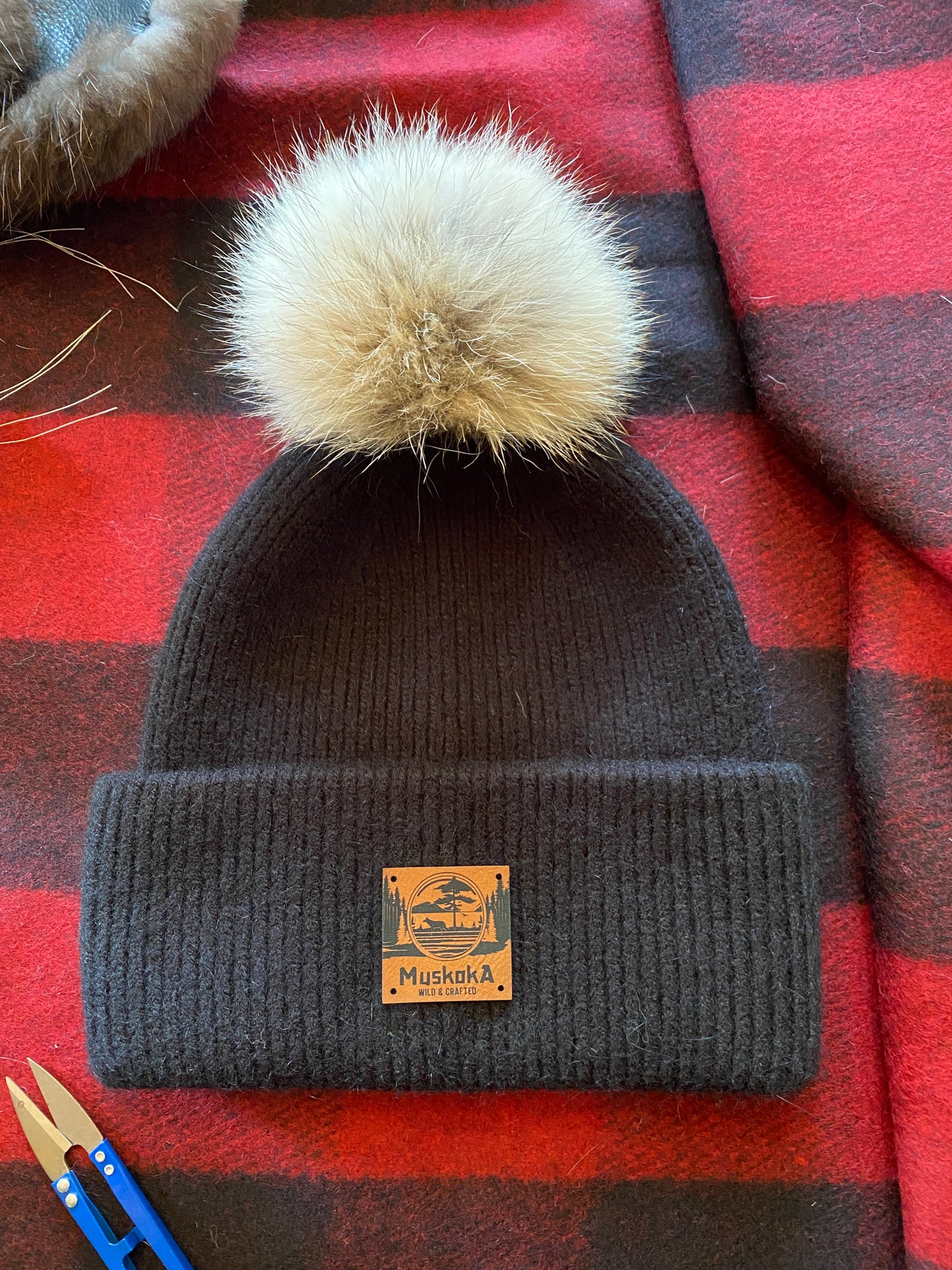 Luxurious Fur Pom-pom Toques